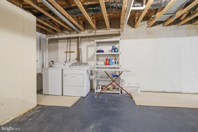 a view of a storage & utility room