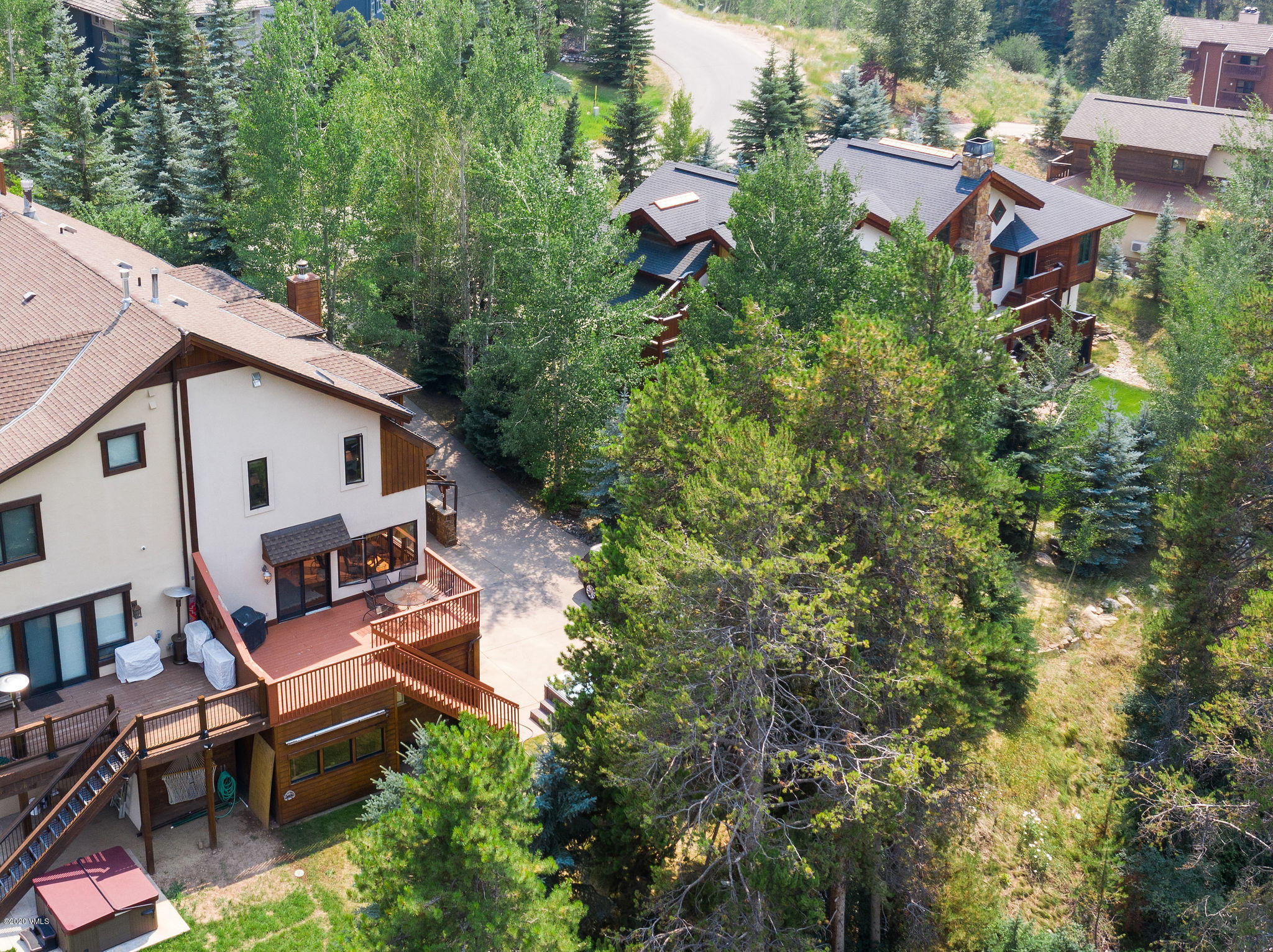 2095 Vermont Road, Unit WEST Vail, CO 81657 - Photo 25 of 28 2059_vermont_rd_w_aerial_b