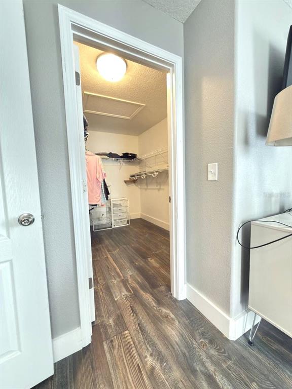 1277 Seburn Road Apopka, FL 32703 - Photo 17 of 28 a view of a hallway with wooden floor and a living room