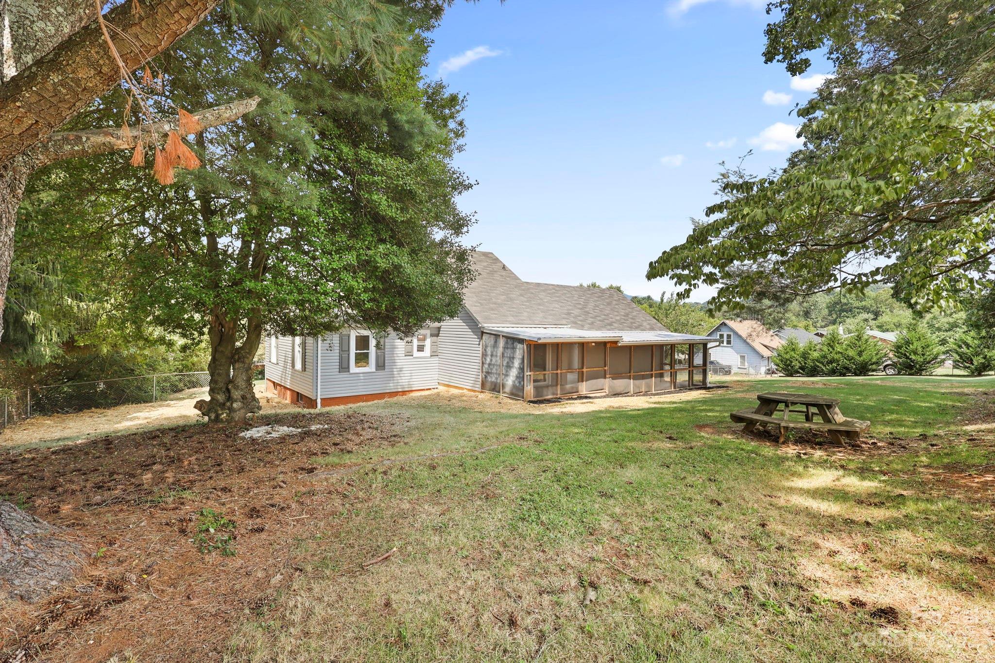 185 Substation Road Canton, NC 28716 - Photo 31 of 32 a view of a house with a yard