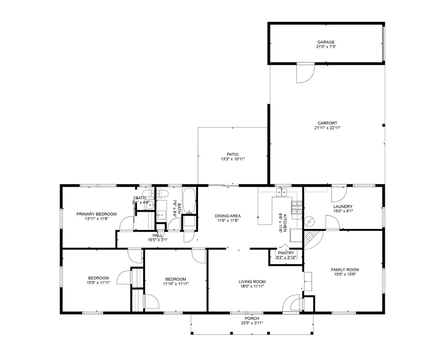 606 East Myrtle Avenue Foley, AL 36535 - Photo 24 of 24 Floor plan