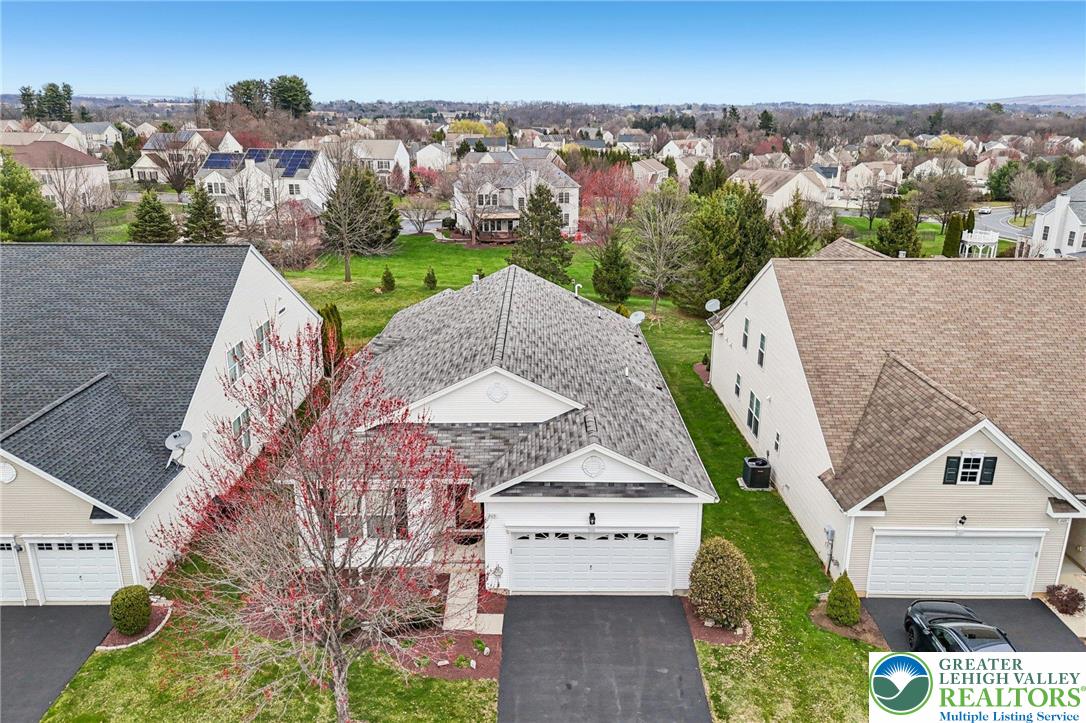 2113 Kingsview Road Lower Macungie Township, PA 18062 - Photo 46 of 62 an aerial view of a house with a yard