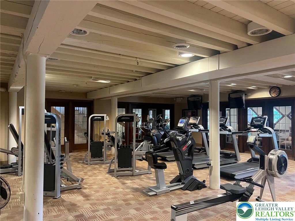 2113 Kingsview Road Lower Macungie Township, PA 18062 - Photo 60 of 62 a view of a room with gym equipment