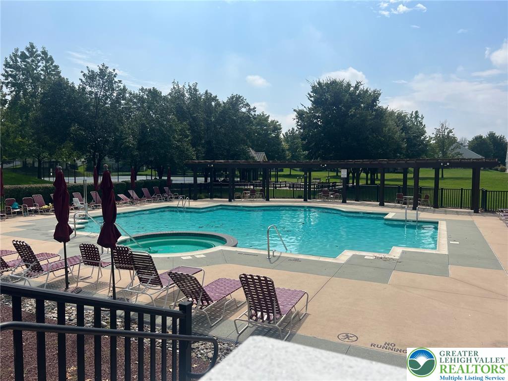 2113 Kingsview Road Lower Macungie Township, PA 18062 - Photo 62 of 62 a view of swimming pool and deck