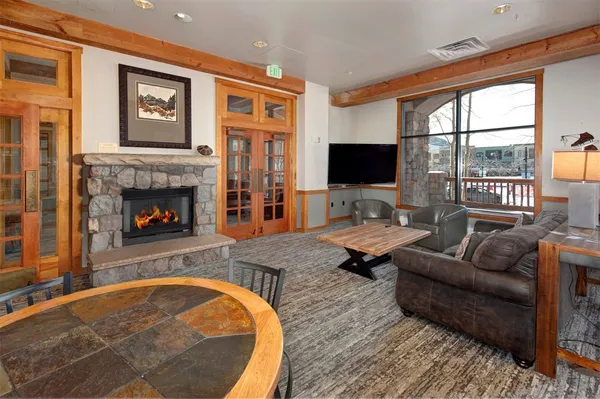 a view of hallway with stairs