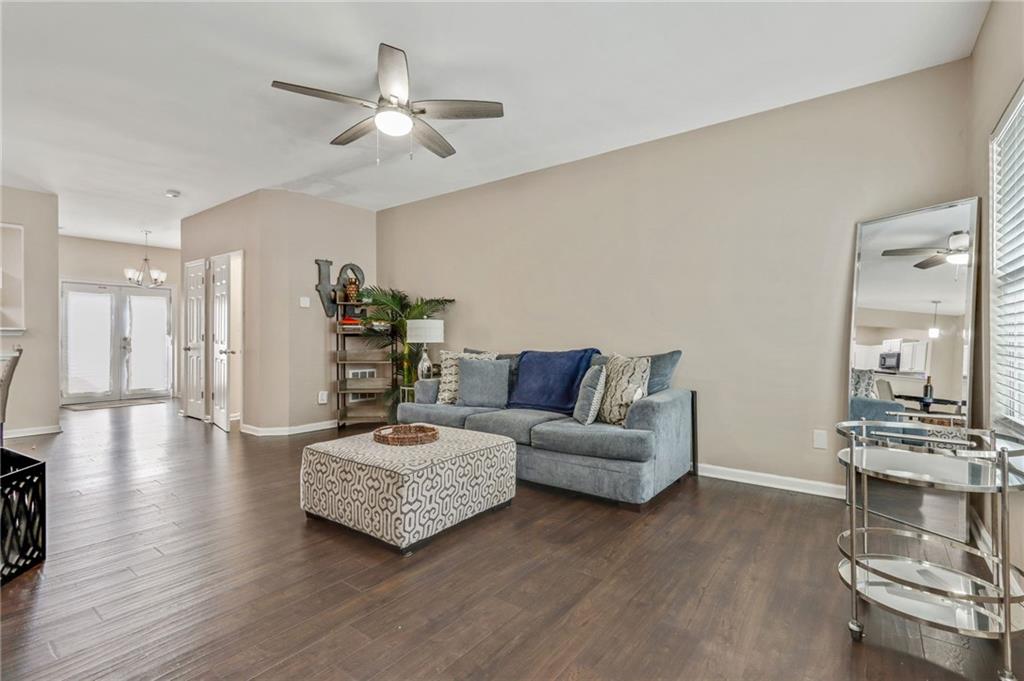 3616 Ginnis Road, Unit 1 Atlanta, GA 30331 - Photo 3 of 20 a living room with furniture and wooden floor