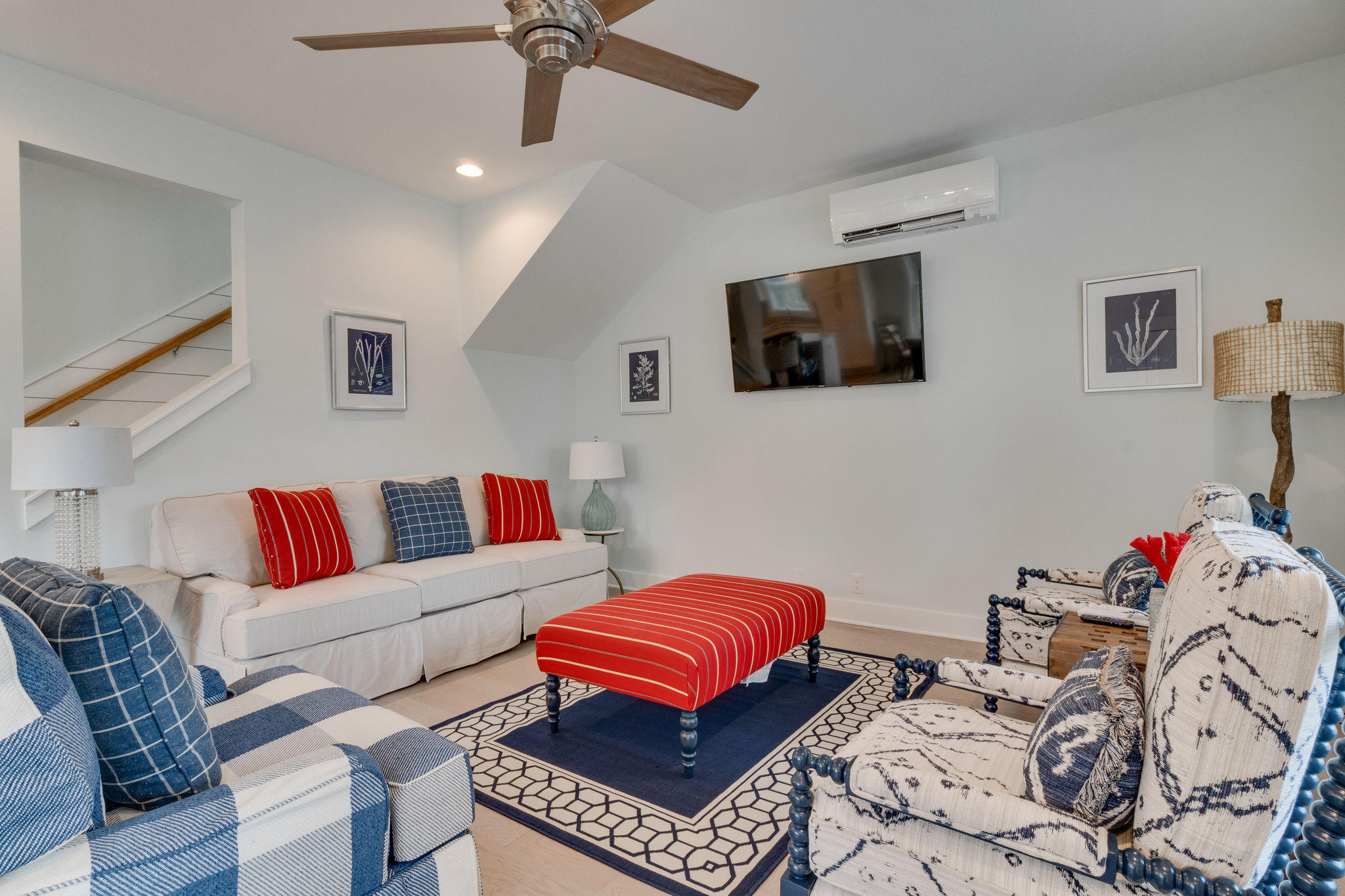 Lot 86 Constant Avenue Santa Rosa Beach, FL 32459 - Photo 29 of 31 a living room with furniture and a flat screen tv