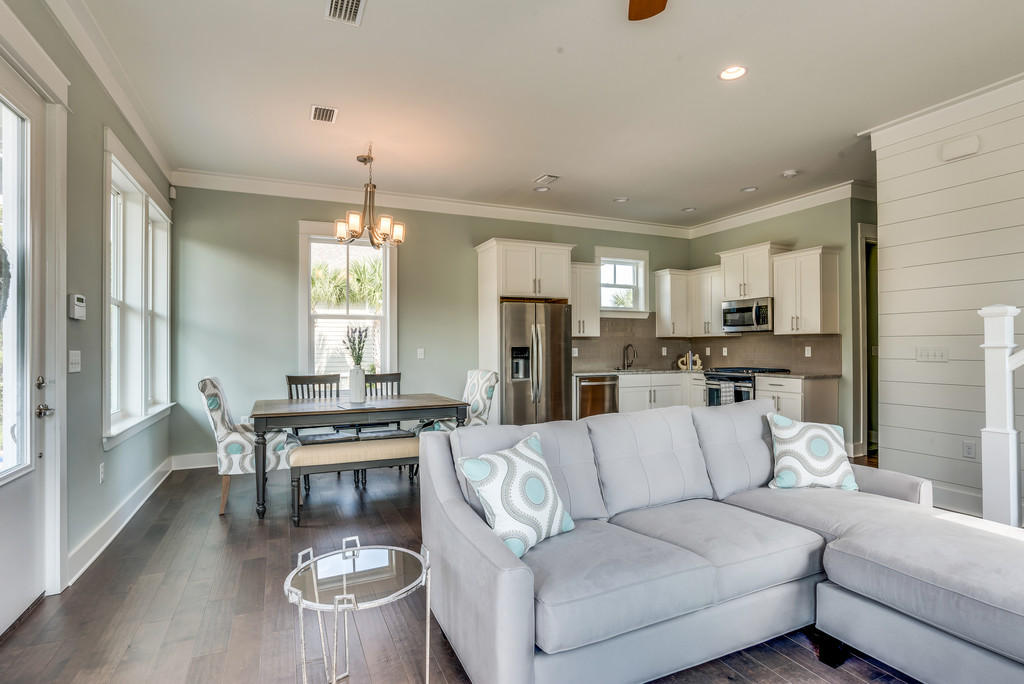 Lot 86 Constant Avenue Santa Rosa Beach, FL 32459 - Photo 6 of 31 a living room with furniture kitchen and a chandelier