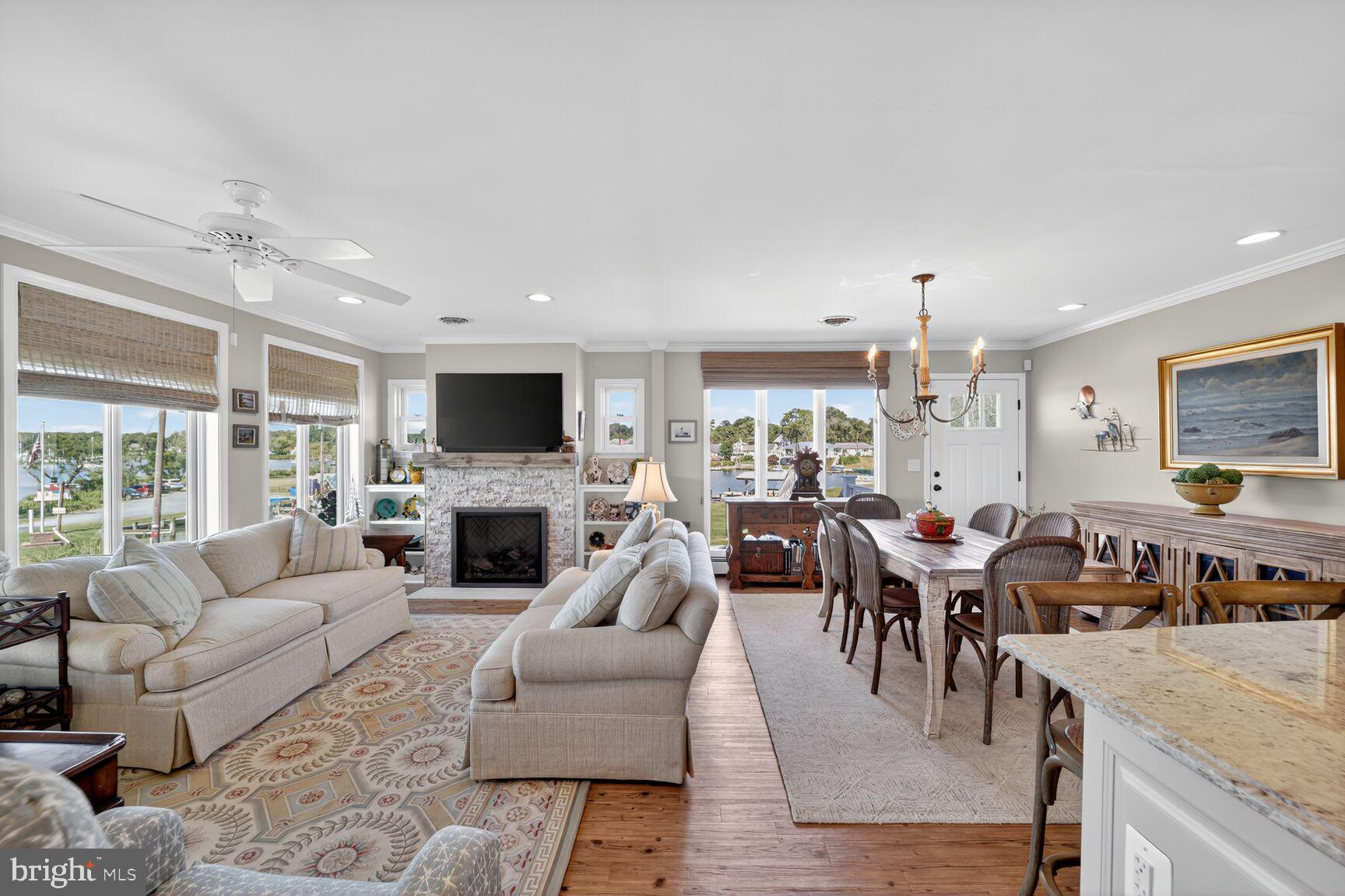 1663 Cliff Drive Edgewater, MD 21037 - Photo 12 of 53 Open Plan with wrap- around water views.