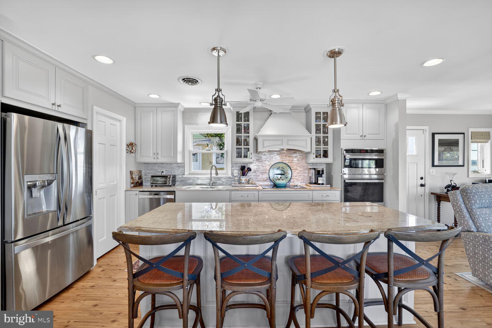 1663 Cliff Drive Edgewater, MD 21037 - Photo 23 of 53 Beautiful custom kitchen, double convection ovens.