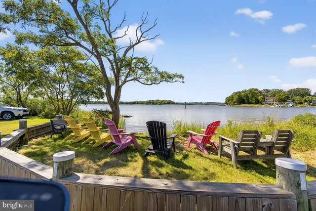 a view of swimming pool from a yard