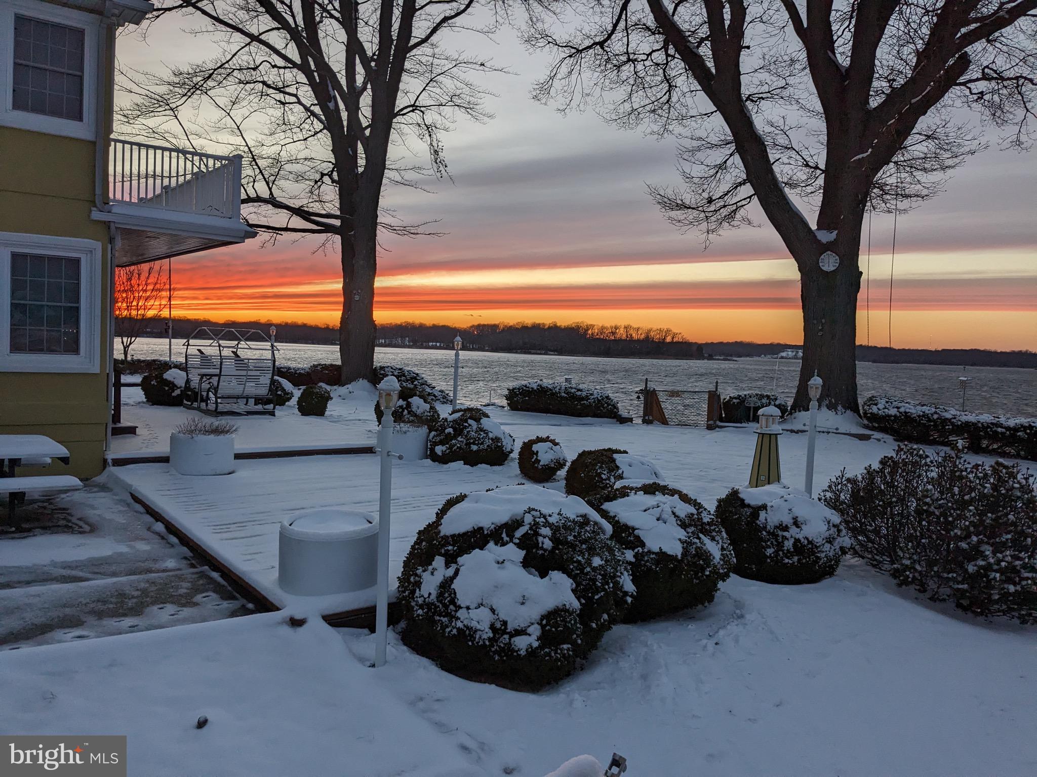 1663 Cliff Drive Edgewater, MD 21037 - Photo 50 of 53 Winter Sunset.