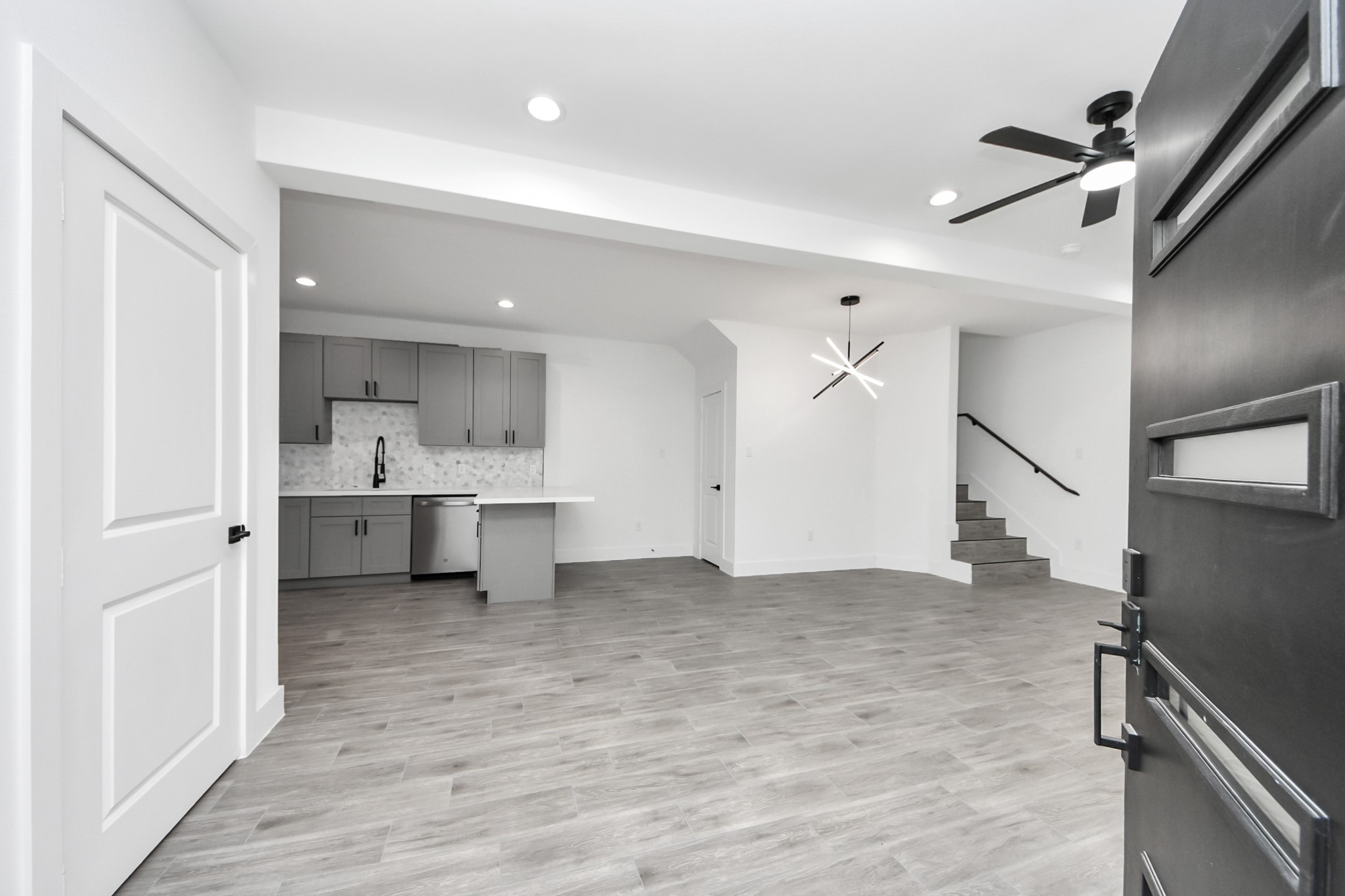 7412 Carver Road, Unit B Houston, TX 77088 - Photo 3 of 22 a view of a kitchen with a sink and a window