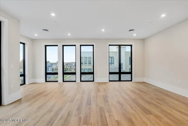 a view of a city with tall buildings