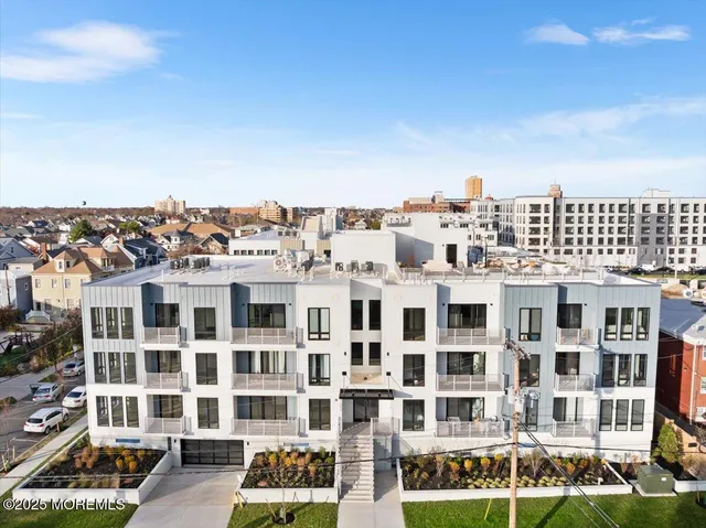 a view of a tall building