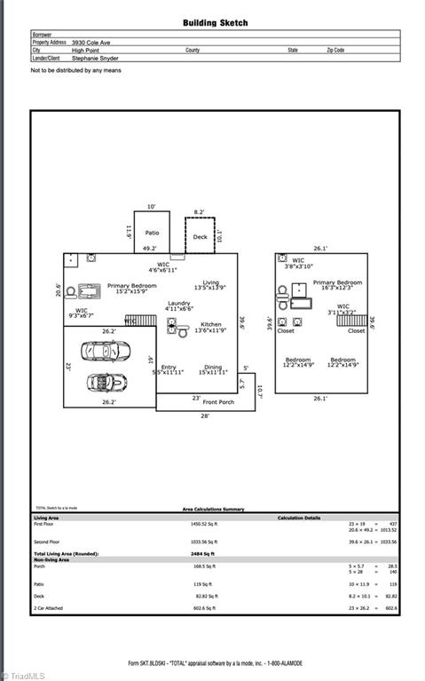 3930 Cole Avenue High Point, NC 27265 - Photo 44 of 44 Floor plan
