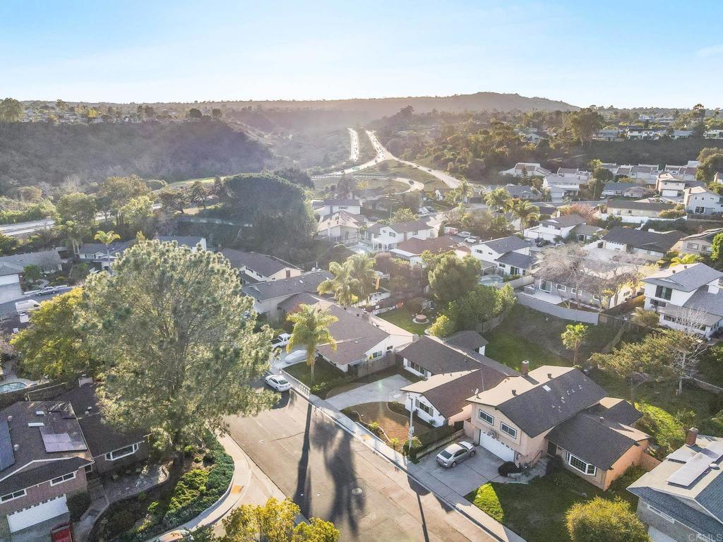 5898 Agee Street San Diego, CA 92122 - Photo 40 of 40 an aerial view of residential houses with outdoor space