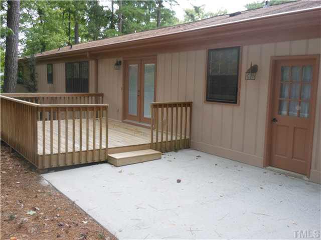 3605 Ranlo Drive Raleigh, NC 27612 - Photo 17 of 19 Great deck and patio for outdoor entertaining! Exterior Back