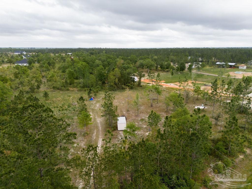 7706 Tidwell Road Pace, FL 32571 - Photo 11 of 25 a view of a lake with houses in back