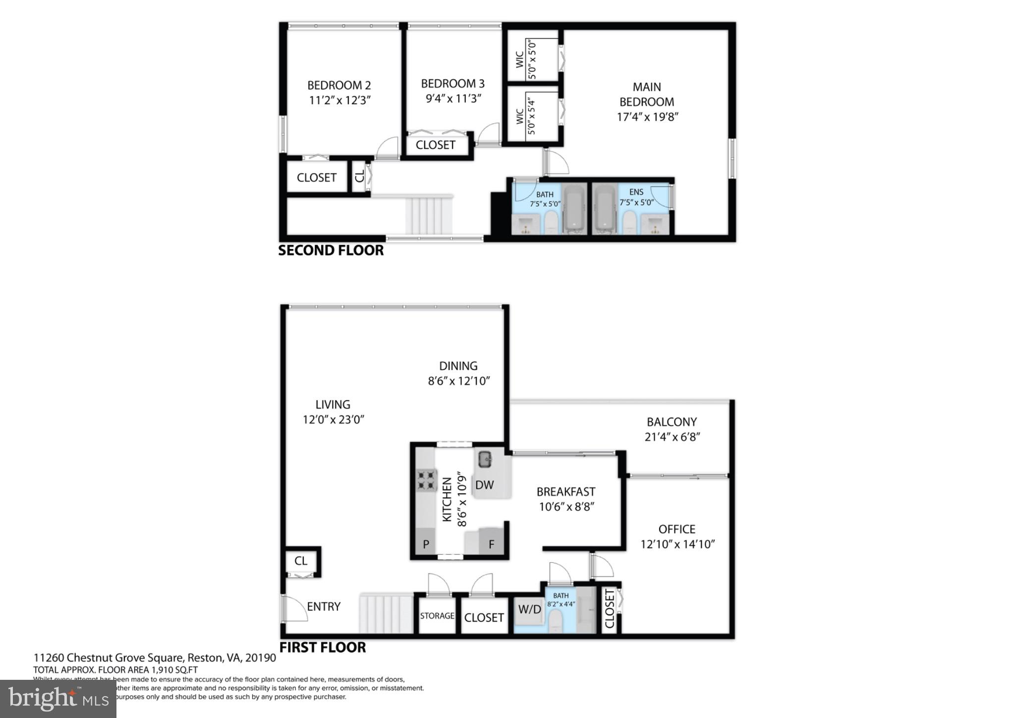 11260 Chestnut Grove Square, Unit 337 Reston, VA 20190 - Photo 82 of 82 Spacious two-story floor plan layout.