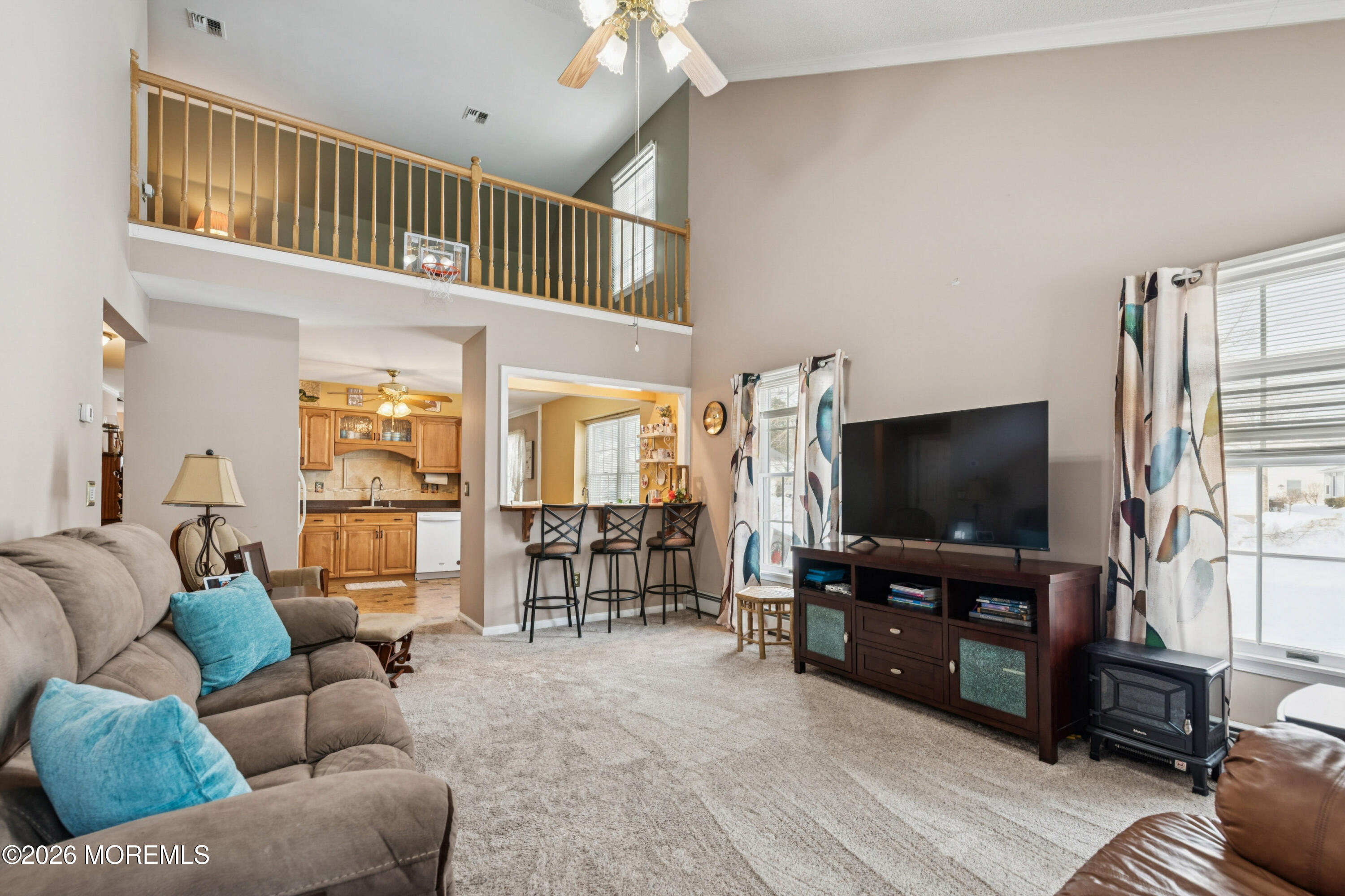 1583 Goldspire Road Toms River, NJ 08755 - Photo 9 of 18 a living room with furniture and a flat screen tv