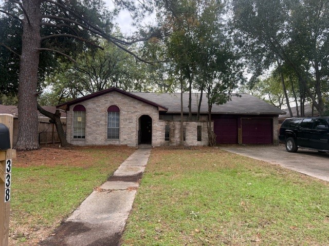 a house view with a outdoor space