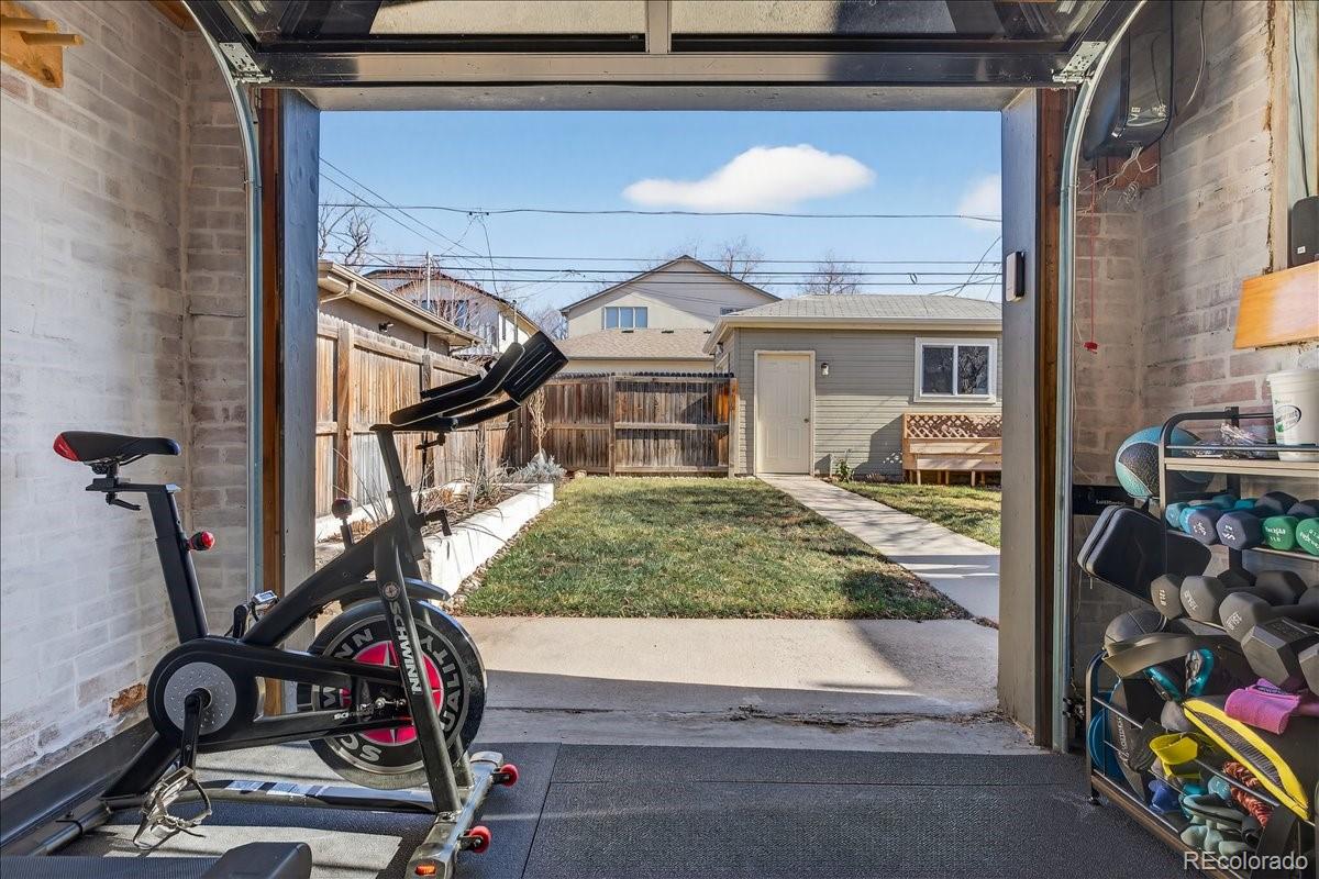 854 South Clarkson Street Denver, CO 80209 - Photo 28 of 50 a view of a room with gym equipment