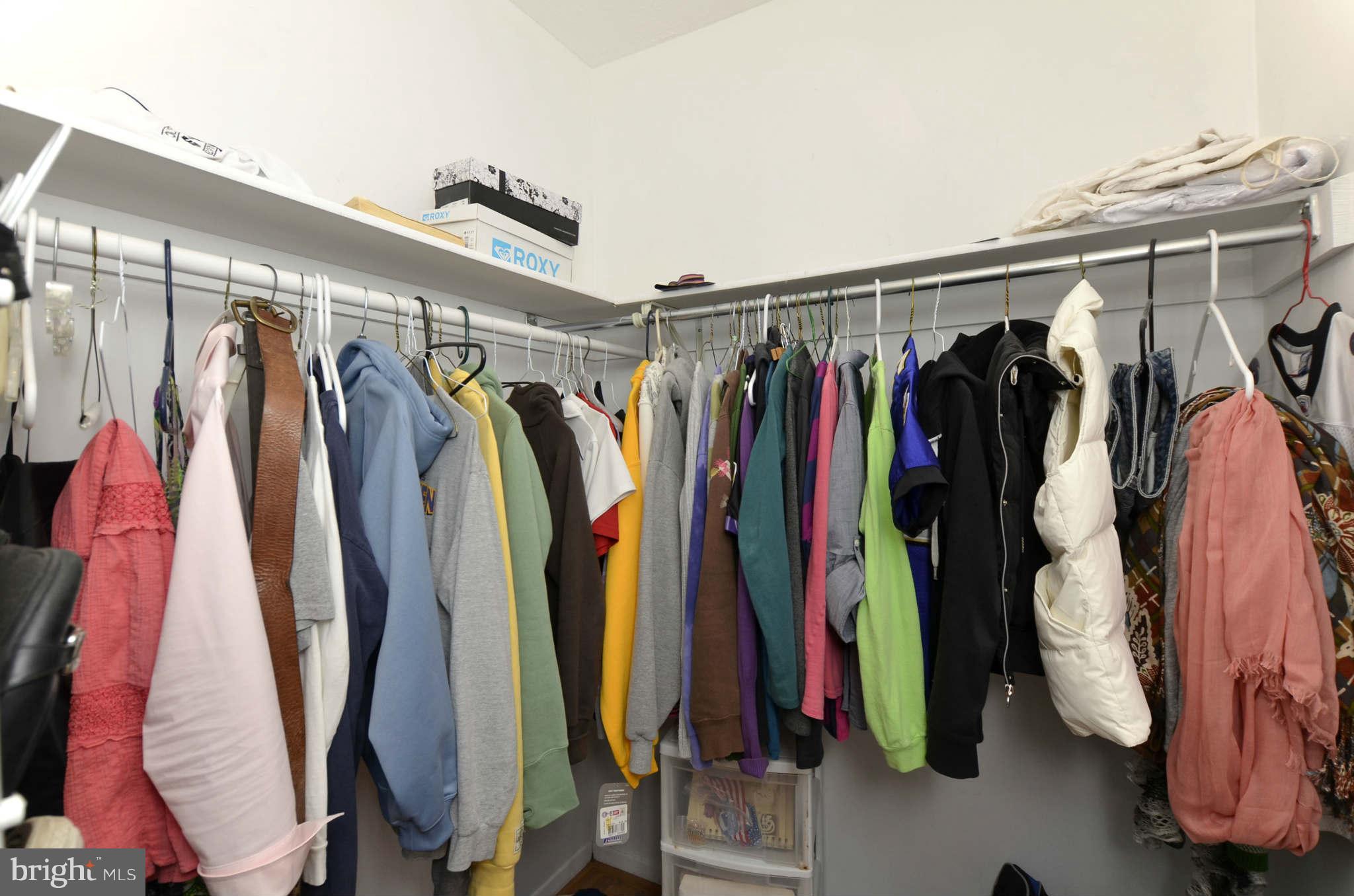 19 Pike Hall Place Baltimore, MD 21236 - Photo 17 of 30 a view of walk in closet with clothes