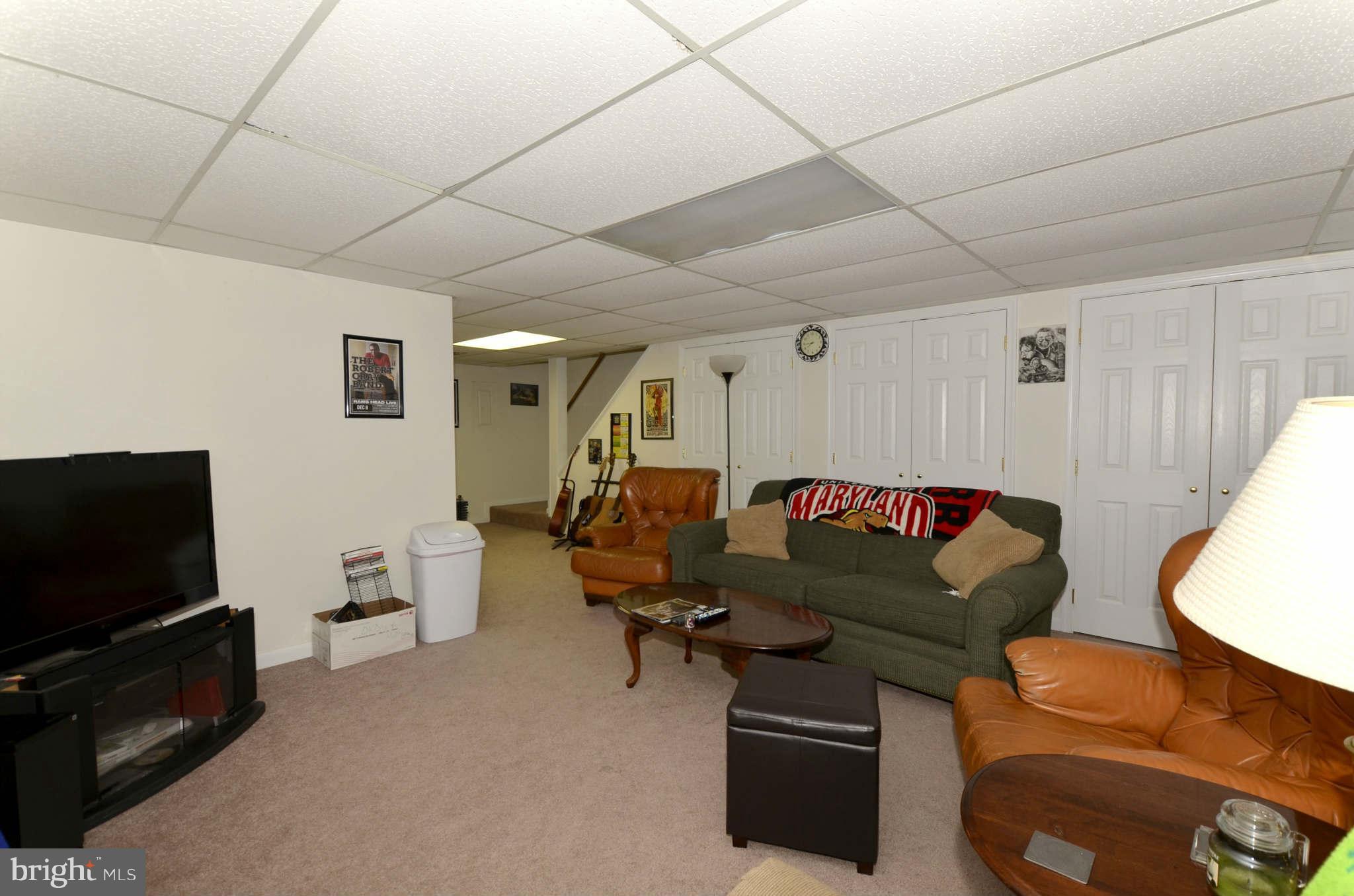 19 Pike Hall Place Baltimore, MD 21236 - Photo 27 of 30 a living room with furniture and a flat screen tv