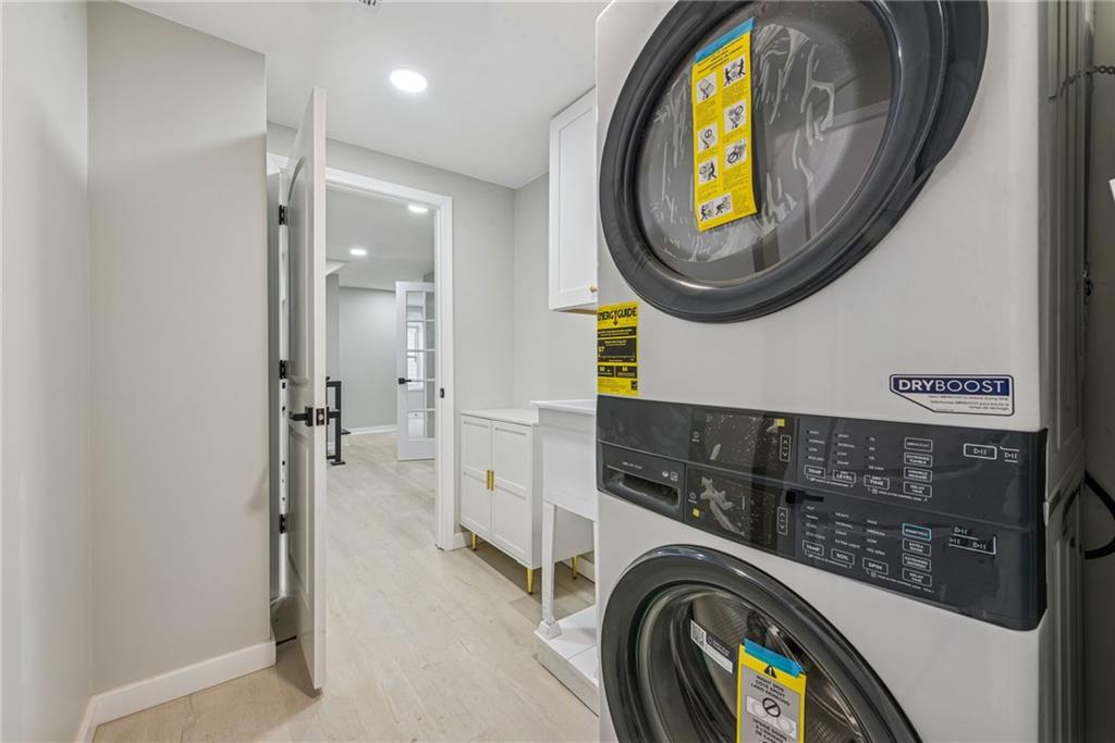 4531 Ridgeview Drive Greensburg, PA 15601 - Photo 29 of 41 a view of a hallway with washer and dryer
