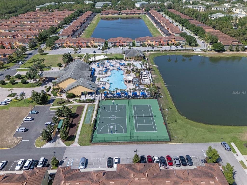 8957 Sugar Palm Road Kissimmee, FL 34747 - Photo 32 of 68 an aerial view of a residential houses with outdoor space