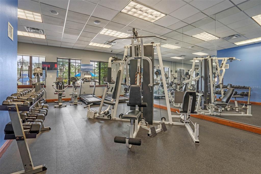 8957 Sugar Palm Road Kissimmee, FL 34747 - Photo 57 of 68 a view of a room with gym equipment