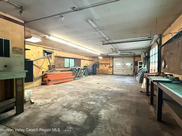 a view of a storage room