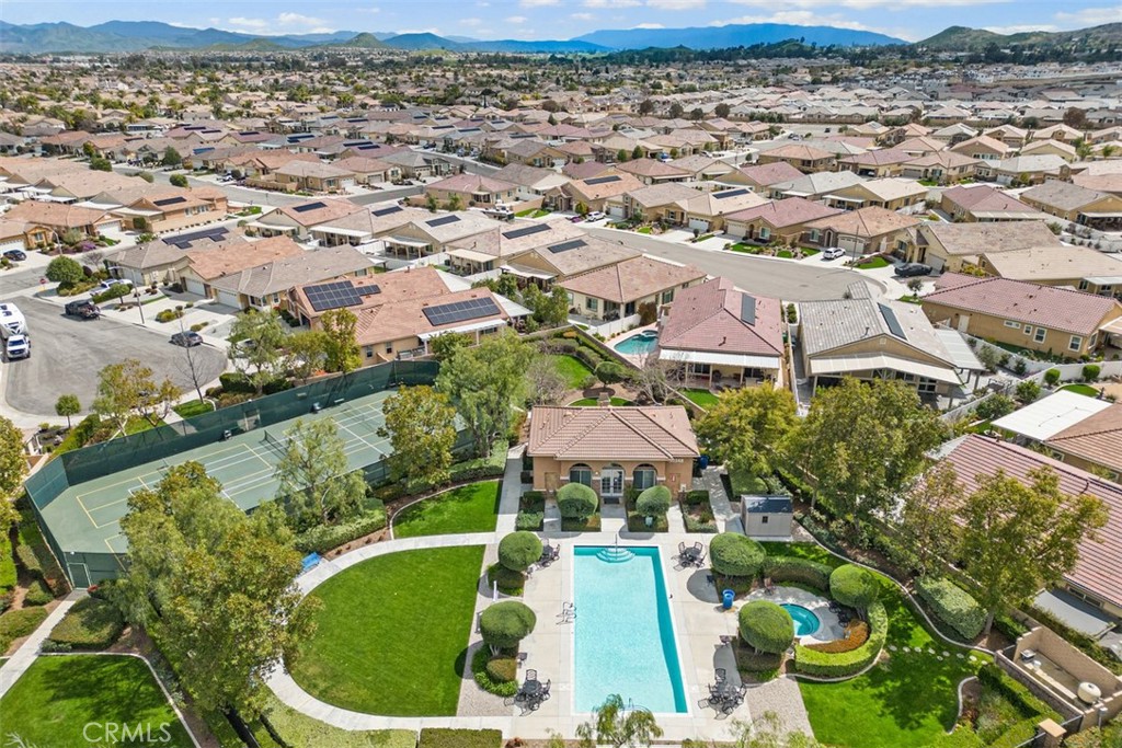 30307 Moon Star Circle Menifee, CA 92584 - Photo 6 of 53 an aerial view of residential houses with outdoor space and trees