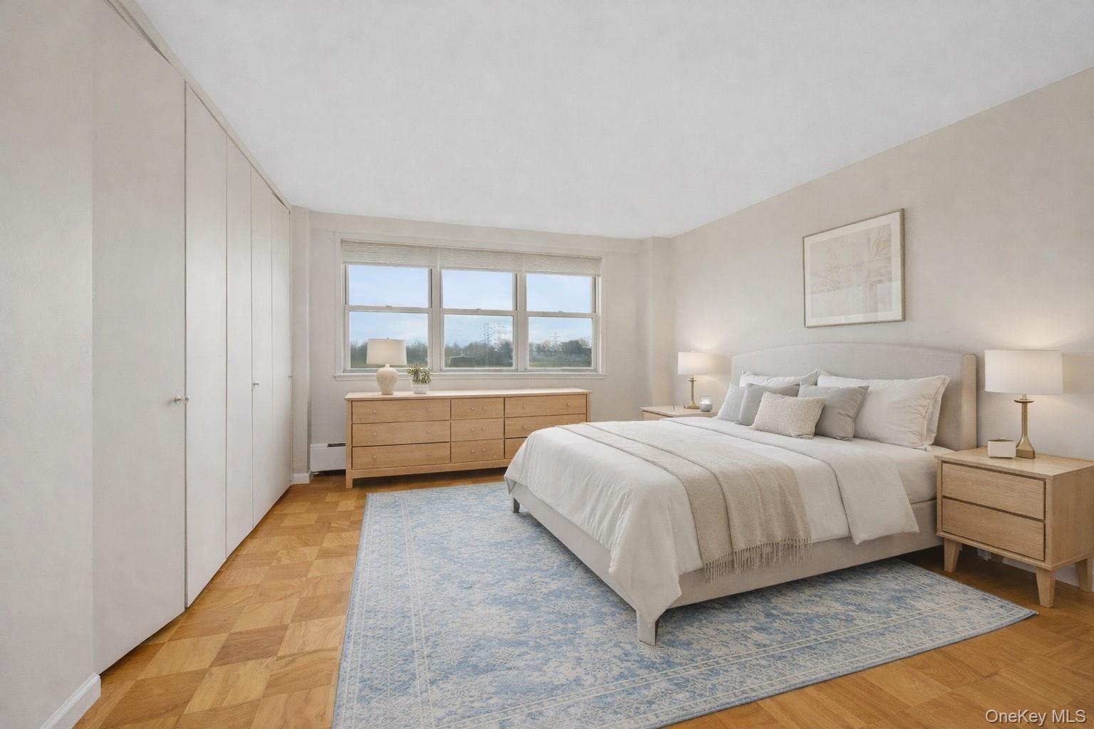 615 Palmer Road, Unit 1004 Yonkers, NY 10701 - Photo 16 of 21 Virtually Staged bedroom.