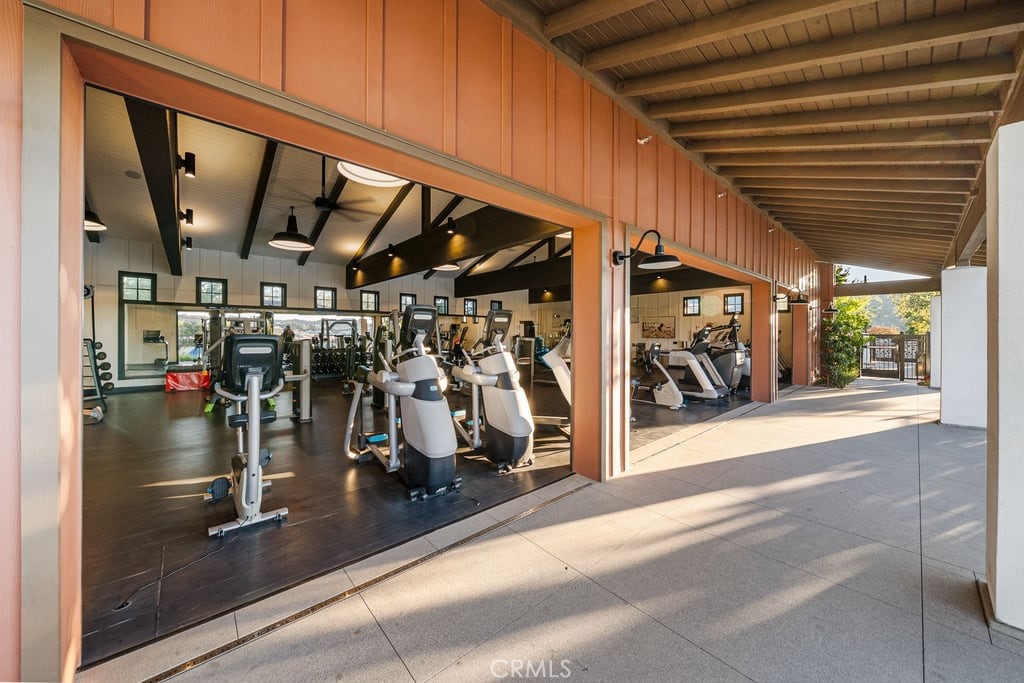3040 Cove Street Rancho Mission Viejo, CA 92694 - Photo 28 of 44 a view of a room with gym equipment