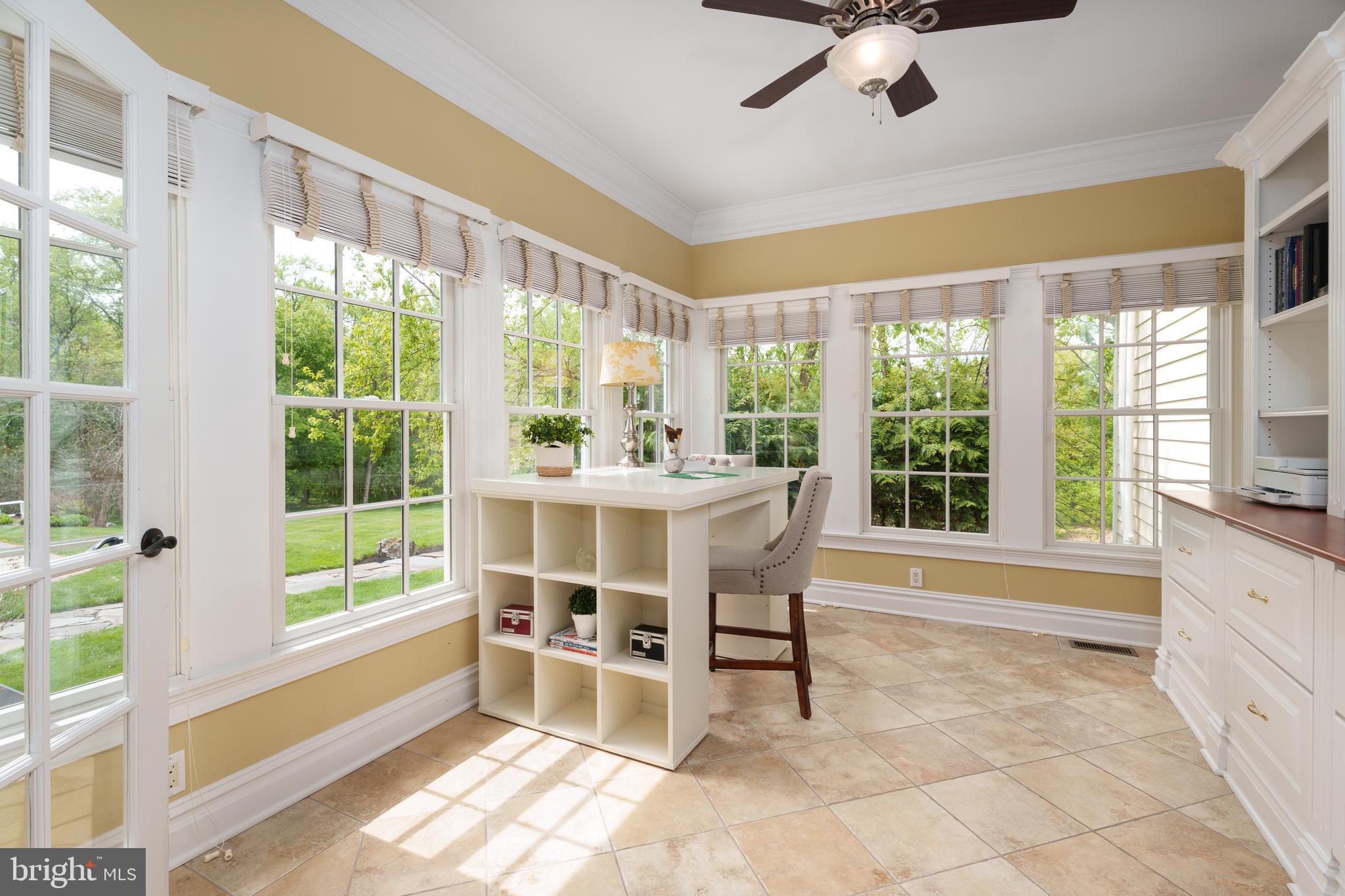 24 Michael Way Pennington, NJ 08534 - Photo 16 of 50 Craft room/study with built in cabinetry