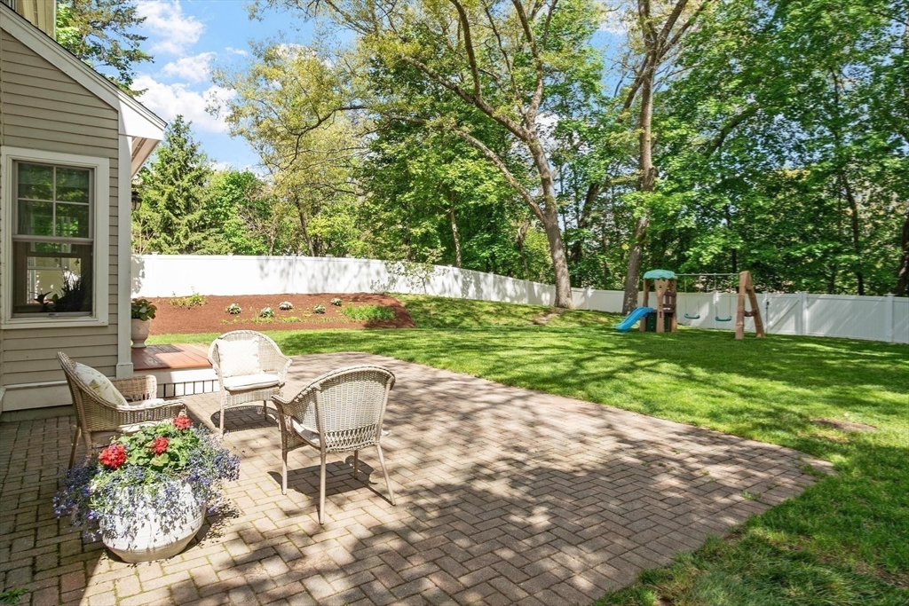 56 Old Marlboro Road Concord, MA 01742 - Photo 28 of 34 a garden view with a seating space