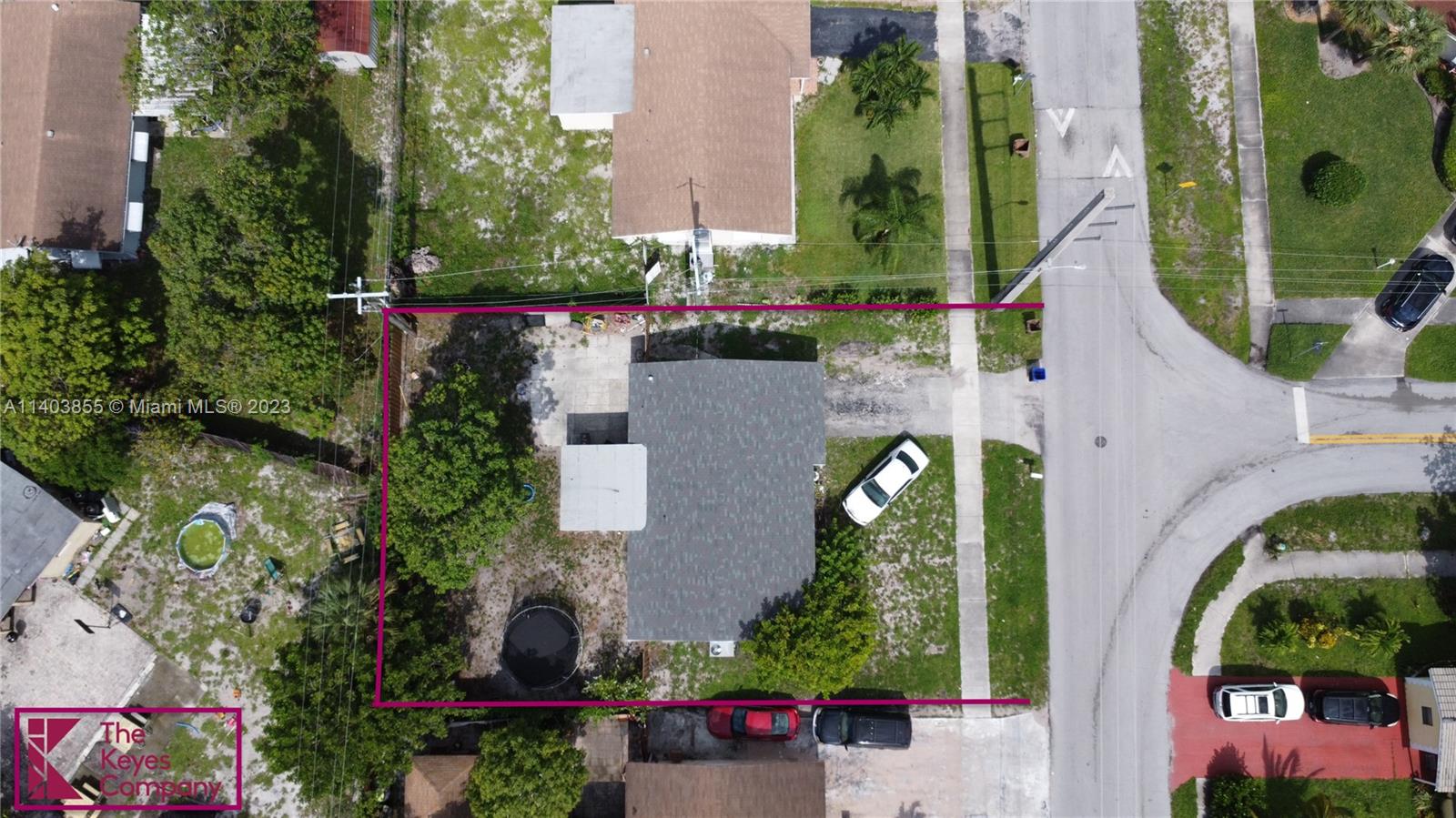 700 Southwest 14th Street Deerfield Beach, FL 33441 - Photo 3 of 6 an aerial view of a house with a garden and plants