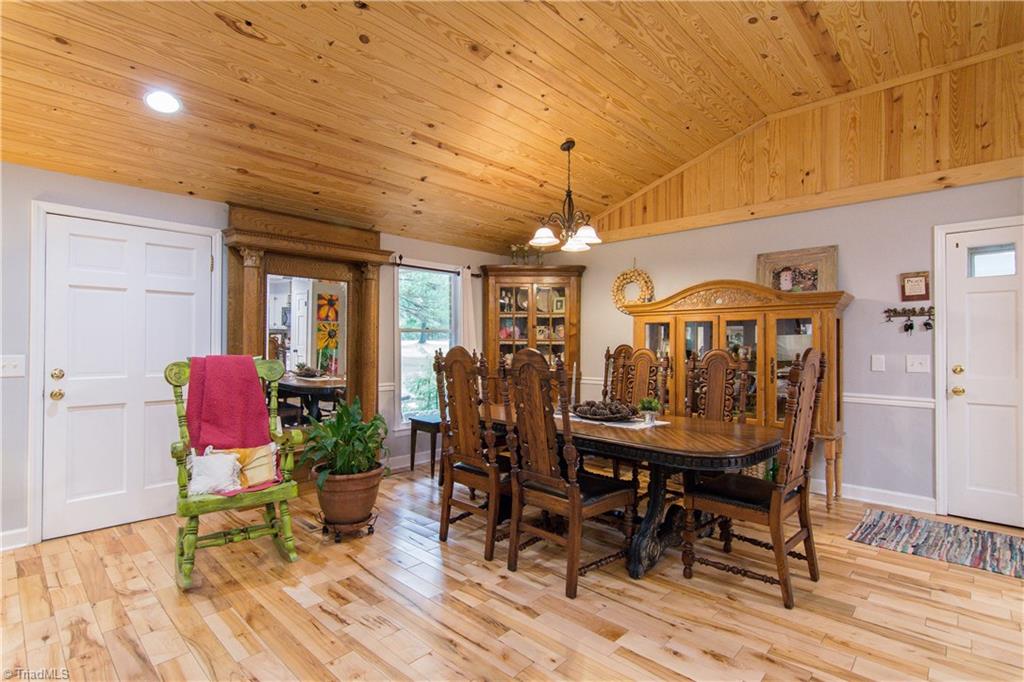 1661 Danny Bell Road Asheboro, NC 27205 - Photo 9 of 25 Dining area open to the kitchen and living room.