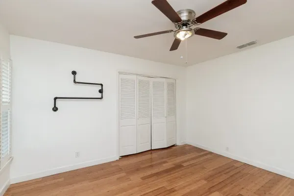 wooden floor in an empty room
