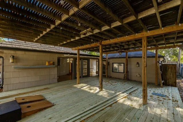 a view of a house with a garden