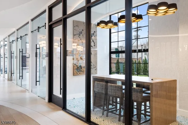 a view of an entryway with staircase