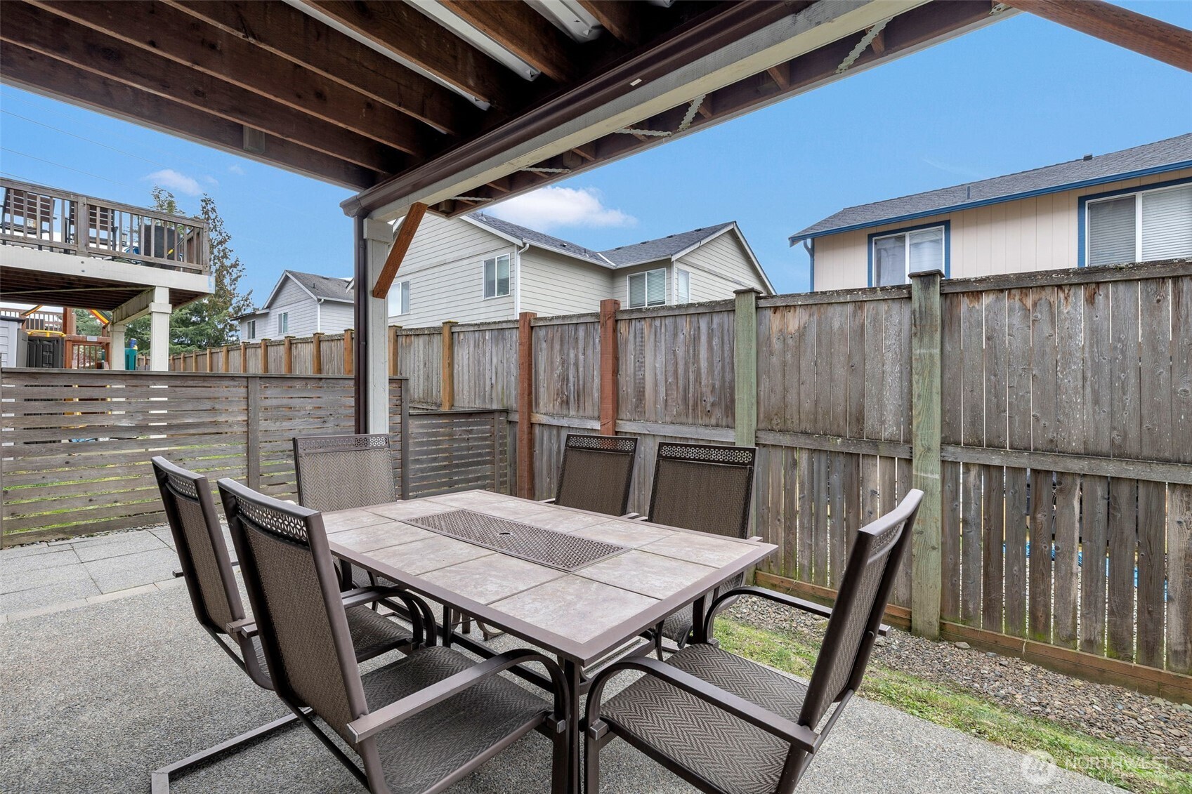 15817 Southeast 252 Place Covington, WA 98042 - Photo 28 of 31 a view of a patio with table and chairs