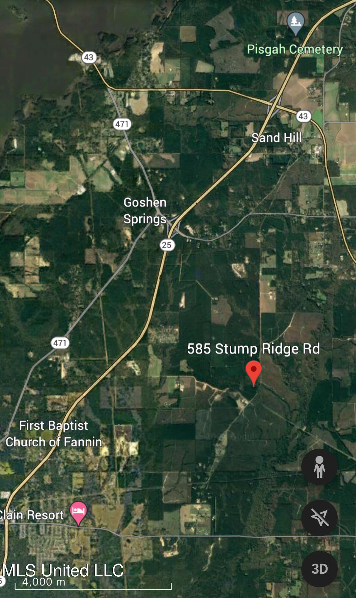 585 Stump Ridge Road Brandon, MS 39047 - Photo 2 of 3 Location in vicinity