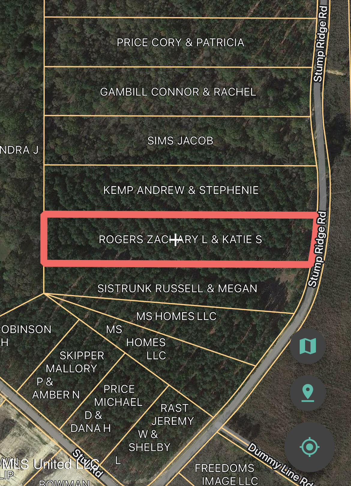 585 Stump Ridge Road Brandon, MS 39047 - Photo 3 of 3 Areal of Lot
