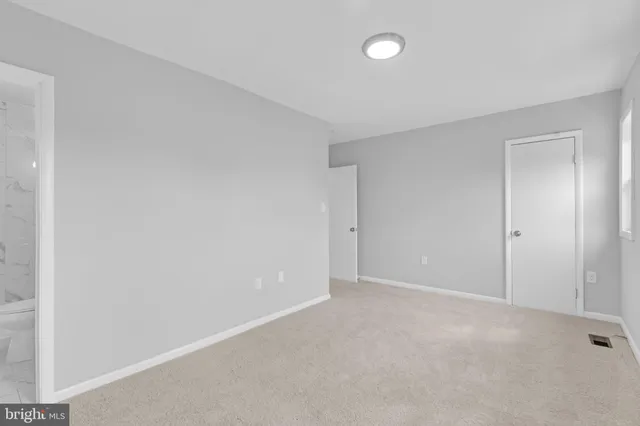 a view of an empty room