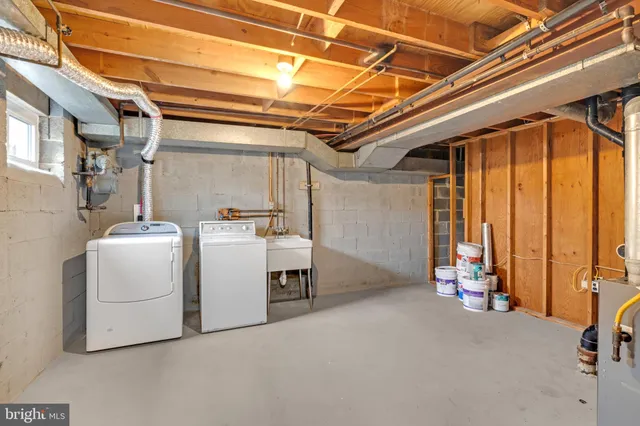 a view of storage and utility room