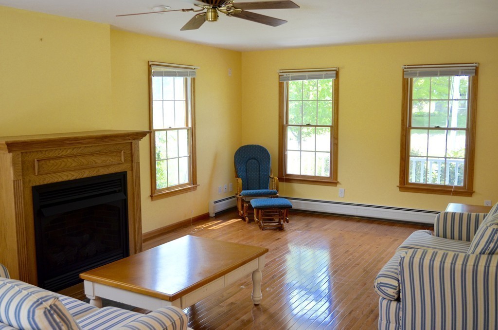 66 Zuell Hill Road Monson, MA 01057 - Photo 13 of 25 a living room with furniture and a fireplace