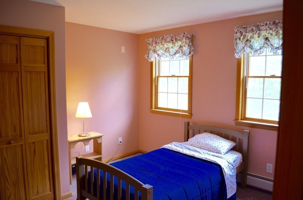 66 Zuell Hill Road Monson, MA 01057 - Photo 19 of 25 a bedroom with a bed and a window